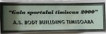 Gala Sportului Timișean – 2000